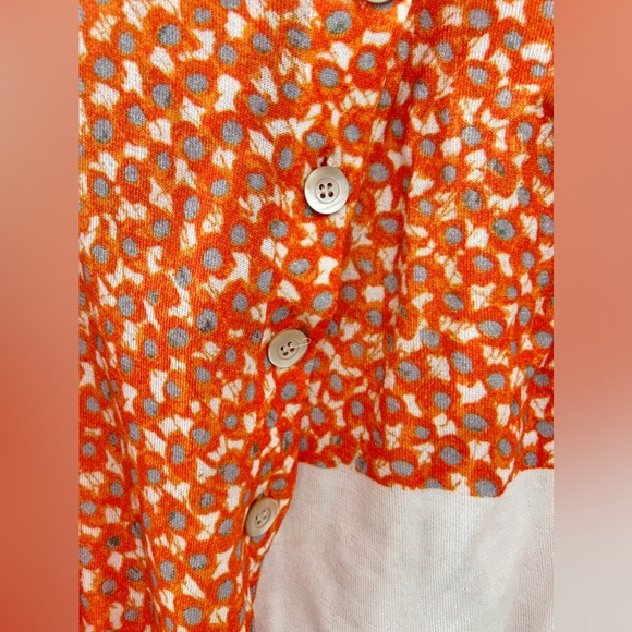 Dries van Noten orange pattern cardigan - Picture 7 of 8